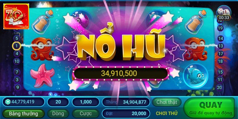 Nổ Hũ Trực Tuyến Zowin - Tựa Game Làm Giàu Nhanh Hấp Dẫn